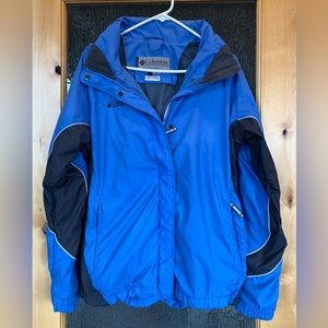Columbia Sportswear Core Interchangeable Jacket Womens Size M Blue with Gray